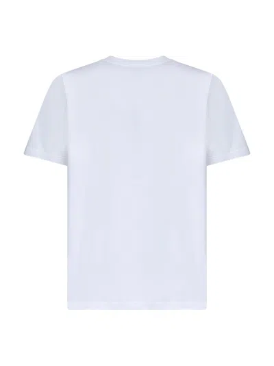 Casablanca White Tennis Club Print T-shirt In White