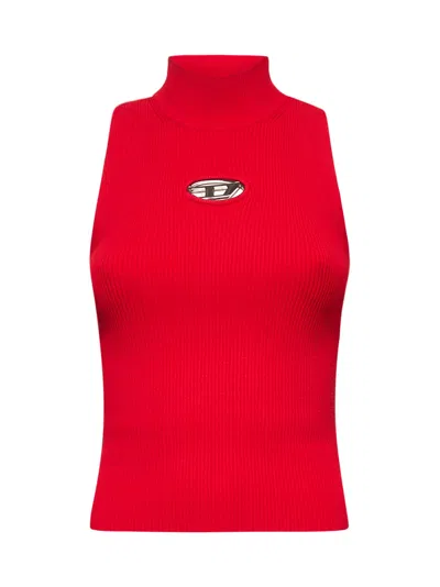 Diesel Black Viscose Blend M-onervax Top