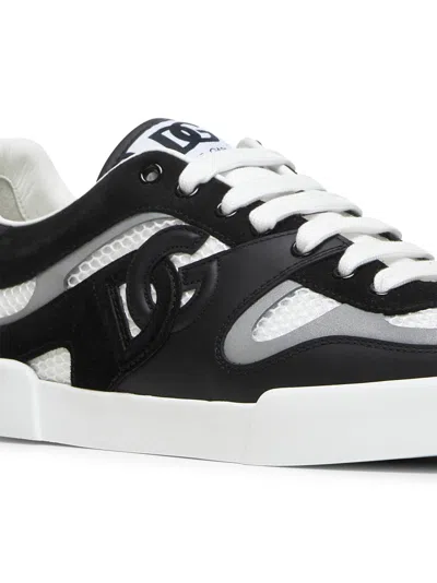 Dolce & Gabbana Portofino Sneakers In Black