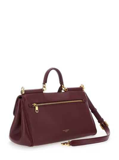 Dolce & Gabbana Plongé Leather My Sicily Handbag