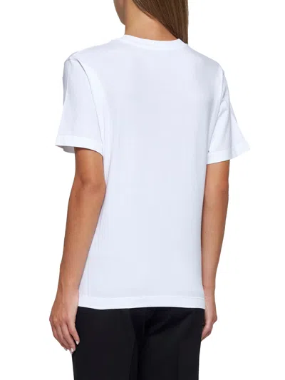 Dolce & Gabbana Women Logo Cotton T-shirt In White