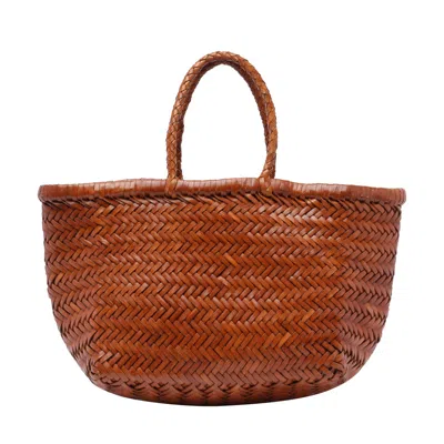 Dragon Diffusion Mini Triple Jump Handbag In Brown