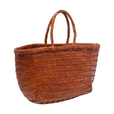 Dragon Diffusion Mini Triple Jump Handbag In Brown