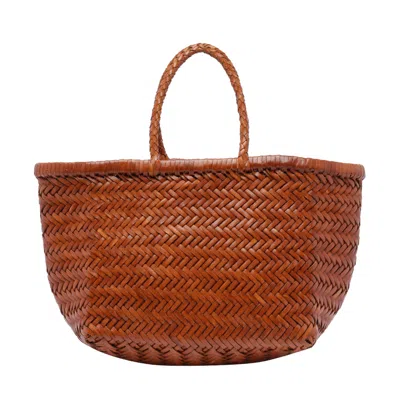 Dragon Diffusion Mini Triple Jump Handbag In Brown