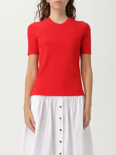 Tory Burch Jacquard T Monogram Jersey In Red