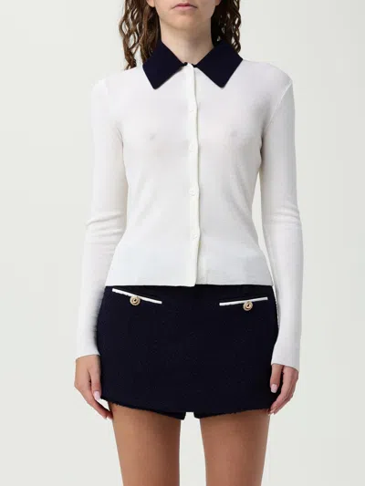 Self-portrait Self Portrait 'cream Merino Wool' Cardigan In White