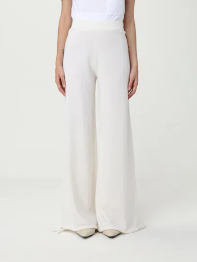 Max Mara Lama Crêpe Wide-leg Pants In White