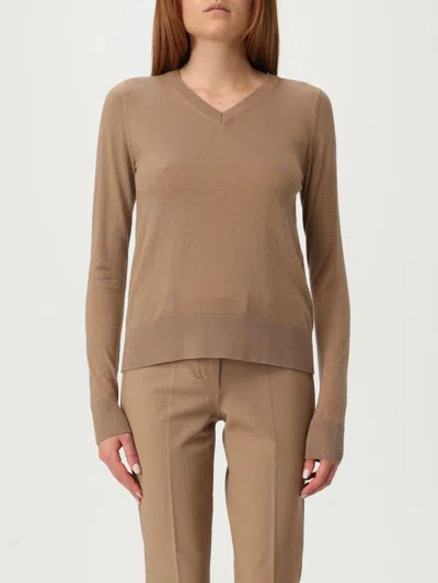 S Max Mara Camel-coloured Wool Sweater In Brown