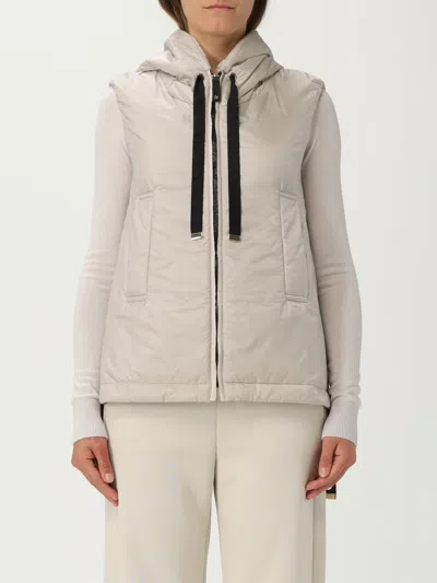 Max Mara The Cube Women's Hooded Down Vest In Silver