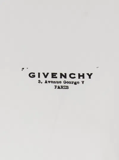 Givenchy White Cotton Jersey Crewneck T-shirt