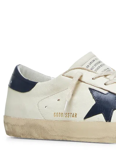 Golden Goose Deluxe Brand Men Multicolor Leather Super Star Sneakers In White