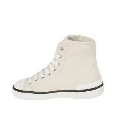 Isabel Marant Off-white Bankeen High Sneakers In Beige
