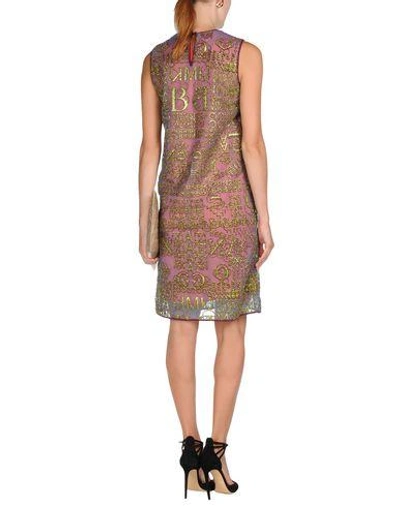 Shop Mary Katrantzou Knee-length Dress In Acid Green