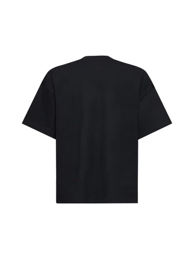 Jil Sander Cotton Jersey Logo T-shirt In Black