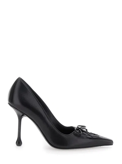 Jimmy Choo Scarlett 95 Leather Pumps In Black