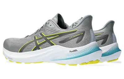 Asics Gt-2000 12 'sheet Rock Bright Yellow' In Gray