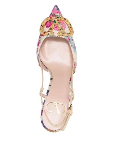 Valentino Garavani Women Vlogo Signature Slingback Pumps