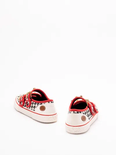 Valentino Dollyboard Cotton Sneakers In Red