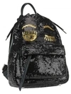 CHIARA FERRAGNI Chiara Ferragni Flirting Backpack,CFZ006BLACK