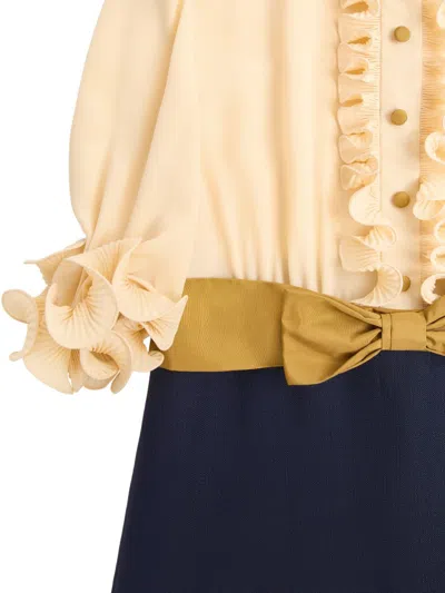 Valentino Women Crepe De Chine Short Dress