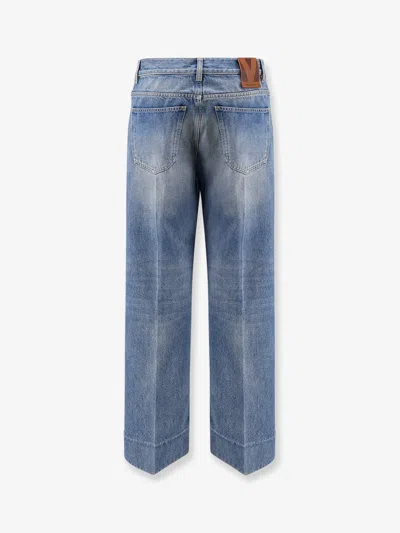 Valentino Chez Logo Patch Straight-leg Jeans