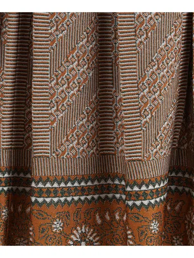 Valentino Women Knit Lurex Midi Skirt