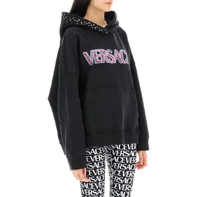Versace Cotton Logo Sweatshirt Women