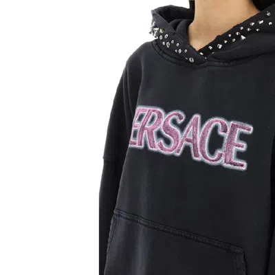 Versace Cotton Logo Sweatshirt Women