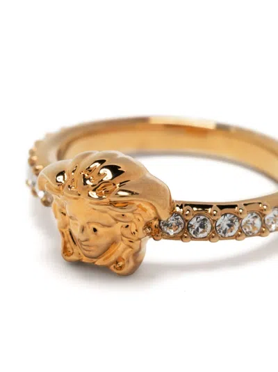 Versace Men La Medusa Crystal Ring