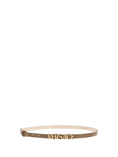Versace Women Belt With Logo In Letters