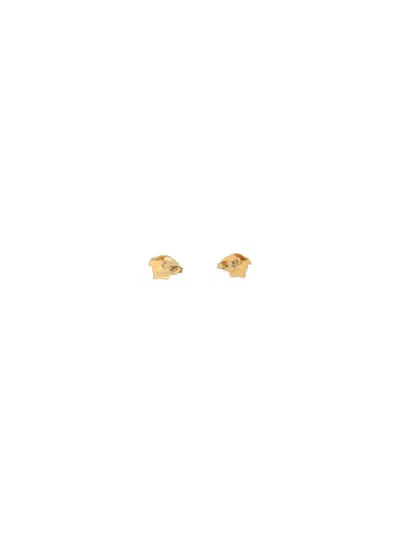 Versace Women Palazzo Earrings In Gold