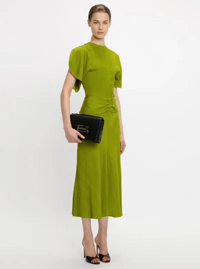 Victoria Beckham 'dorian' Black Shoulder Bag With Adjustable And Removable Shoulder Strap And Logo P