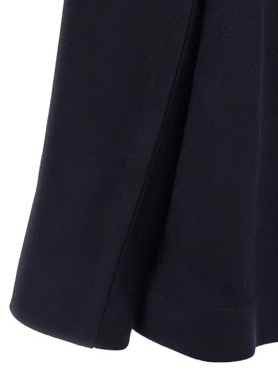 Victoria Beckham Pointed Shoulder Coat In Blue