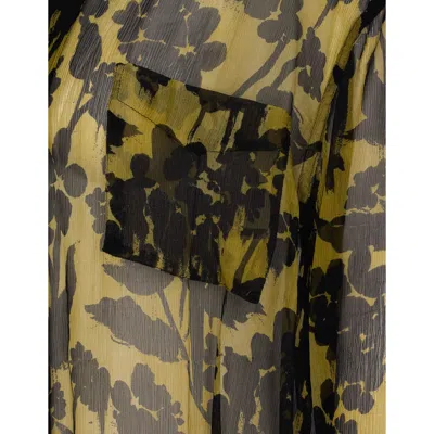 Victoria Beckham Floral Pattern Pyjama Shirt With Chest Pocket