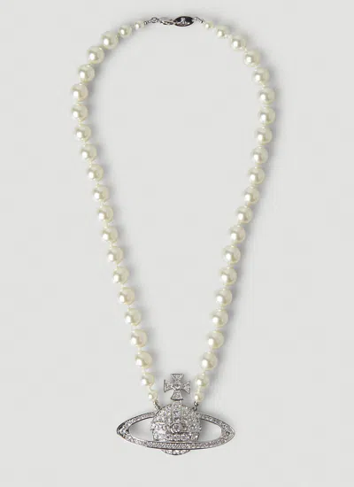 Vivienne Westwood Women Bas Relief Pearl Necklace