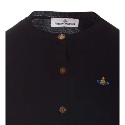 Vivienne Westwood Women Bea Cropped Cardigan In Black