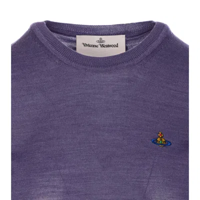 Vivienne Westwood Women Bea Short Sleeves Sweater In Purple