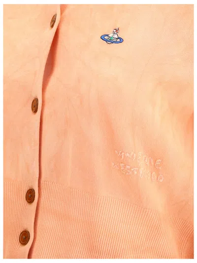 Vivienne Westwood Bea Cropped Cardigan With Signature Embroidery