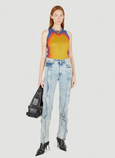 Y/project Women Gradient Knit Tank Top In Multi