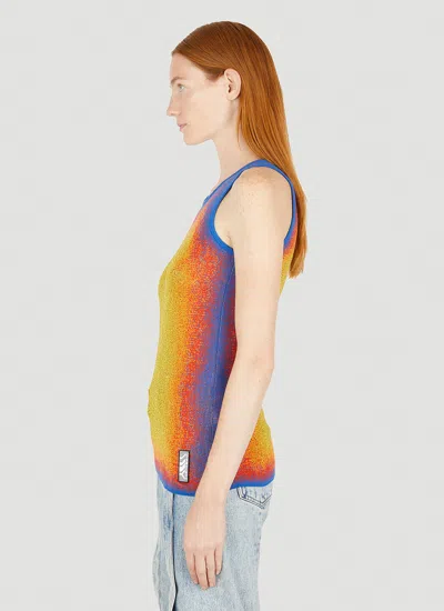 Y/project Women Gradient Knit Tank Top In Multi