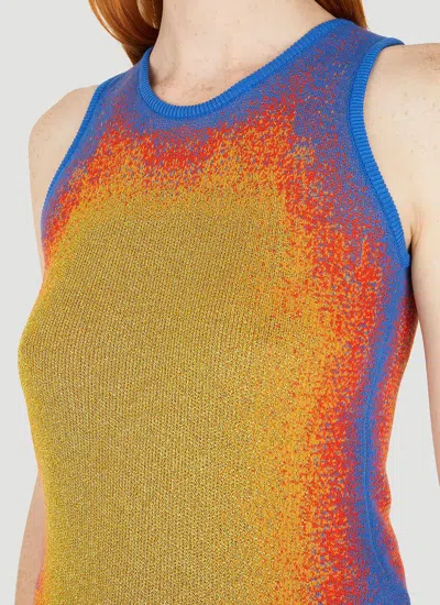 Y/project Women Gradient Knit Tank Top In Multi