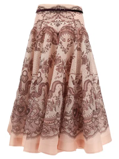 Zimmermann Women 'crush Flared Midi' Skirt