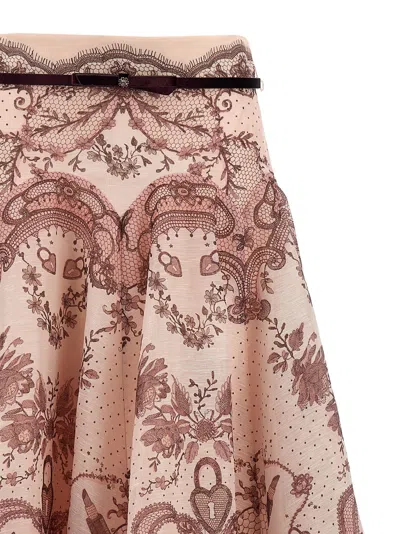 Zimmermann Women 'crush Flared Midi' Skirt