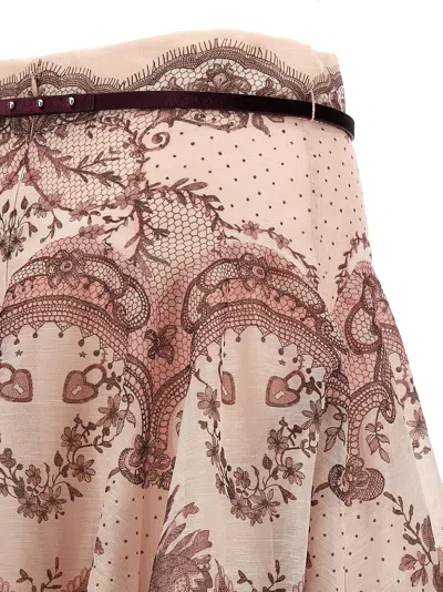 Zimmermann Women 'crush Flared Midi' Skirt