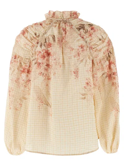 Zimmermann Women 'illuminate Billow' Blouse In Multi