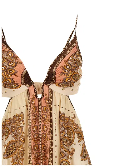 Zimmermann Maxine Ramie Dress In Neutral