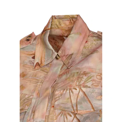 Zimmermann Illuminate Sleeveless Tunic Guava Morning