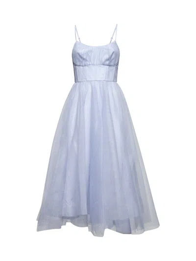 Zimmermann Women Light Blue Tulle Midi Dress