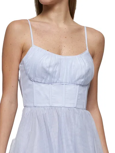 Zimmermann Women Light Blue Tulle Midi Dress