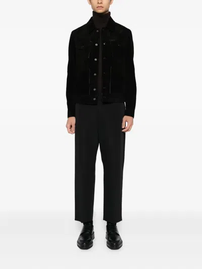 Tom Ford Crew Neck Sweater In Black